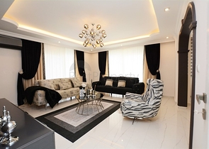 اطلالة بحر مباشرة - شقة واسعة 140 متر - تصميم 2+1 - مهموتلار / الانيا