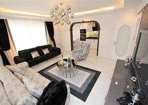 اطلالة بحر مباشرة - شقة واسعة 140 متر - تصميم 2+1 - مهموتلار / الانيا