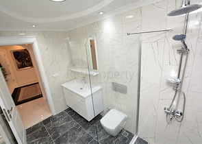 اطلالة بحر مباشرة - شقة واسعة 140 متر - تصميم 2+1 - مهموتلار / الانيا