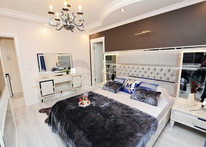 اطلالة بحر مباشرة - شقة واسعة 140 متر - تصميم 2+1 - مهموتلار / الانيا