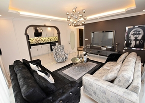 اطلالة بحر مباشرة - شقة واسعة 140 متر - تصميم 2+1 - مهموتلار / الانيا