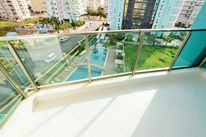 على مسافة 100 متر من البحر - مجمع 5 نجوم - شقة 1+1 في مهموتلار / الانيا