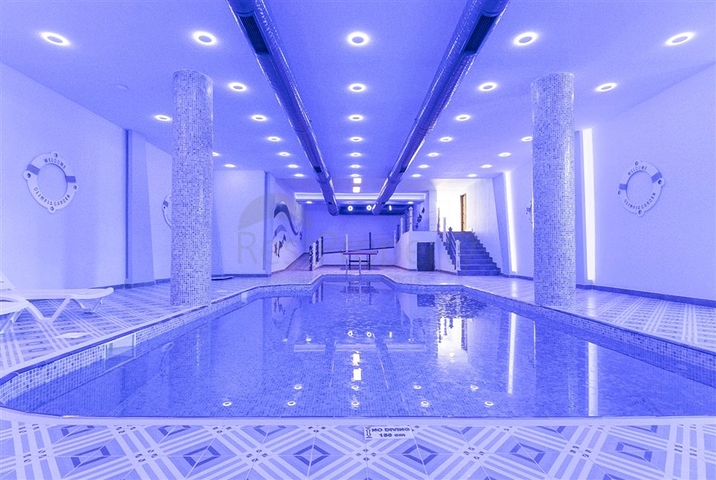 على مسافة 100 متر من البحر - مجمع 5 نجوم - شقة 1+1 في مهموتلار / الانيا