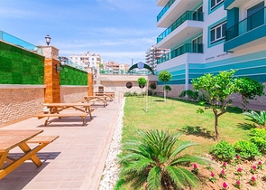 على مسافة 100 متر من البحر - مجمع 5 نجوم - شقة 1+1 في مهموتلار / الانيا