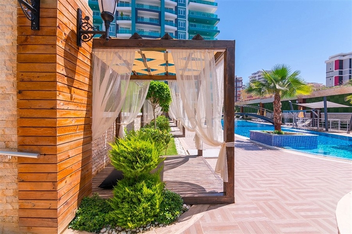 مجمع بخدمات 5 نجوم - قريب من البحر - شقة غرفة وصالة - مهموتلار / الانيا 