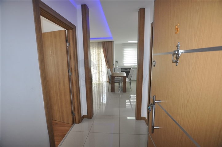 شقة مؤثثة - تصميم 1+1 - ضمن مجمع سكني - مهموتلار / الانيا