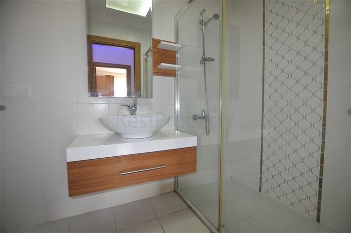 شقة مؤثثة - تصميم 1+1 - ضمن مجمع سكني - مهموتلار / الانيا