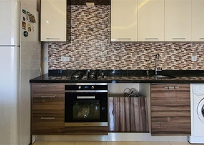 شقة مفروشة غرفة وصالة - ضمن مجمع سكني - مهموتلار / الانيا 