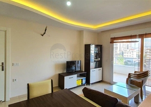 شقة مفروشة غرفة وصالة - ضمن مجمع سكني - مهموتلار / الانيا 