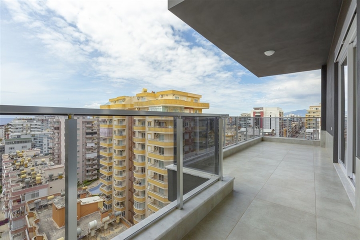 شقة عائلية  -4 غرف وصالة- مطبخ منفصل - مجمع سكني حديث - مهموتلار /الانيا 