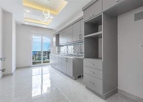 شقة عائلية  -4 غرف وصالة- مطبخ منفصل - مجمع سكني حديث - مهموتلار /الانيا 