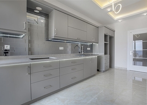 شقة عائلية  -4 غرف وصالة- مطبخ منفصل - مجمع سكني حديث - مهموتلار /الانيا 