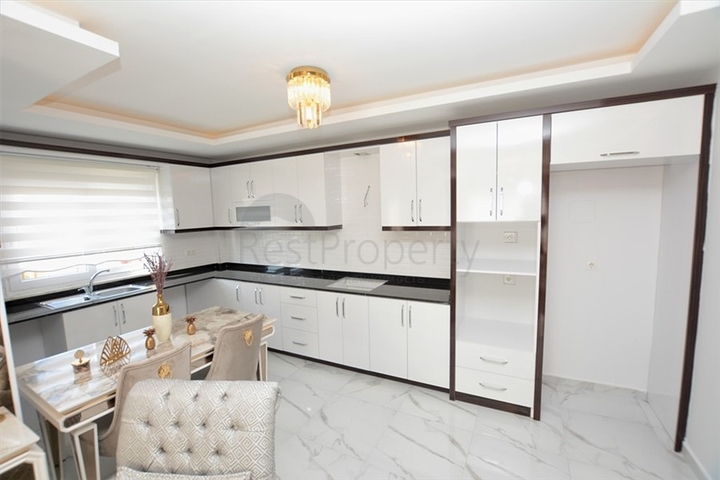 تصميم فاخر - طابق مرتفع - شقة غرفتين وصالة مفروشة - مهموتلار / الانيا 