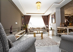 تصميم فاخر - طابق مرتفع - شقة غرفتين وصالة مفروشة - مهموتلار / الانيا 