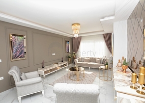 تصميم فاخر - طابق مرتفع - شقة غرفتين وصالة مفروشة - مهموتلار / الانيا 