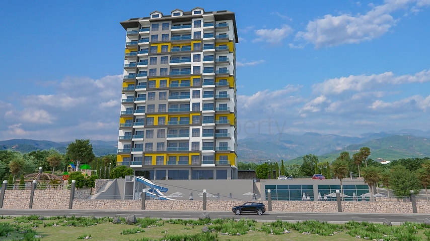 بالاقساط وبدون فوائد - شقق متنوعة ضمن مجمع سكني يضم كافة الخدمات - مهموتلار /الانيا 