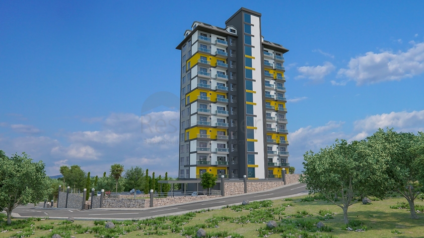 بالاقساط وبدون فوائد - شقق متنوعة ضمن مجمع سكني يضم كافة الخدمات - مهموتلار /الانيا 