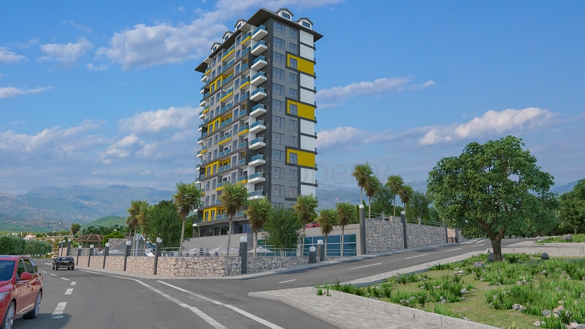 بالاقساط وبدون فوائد - شقق متنوعة ضمن مجمع سكني يضم كافة الخدمات - مهموتلار /الانيا 