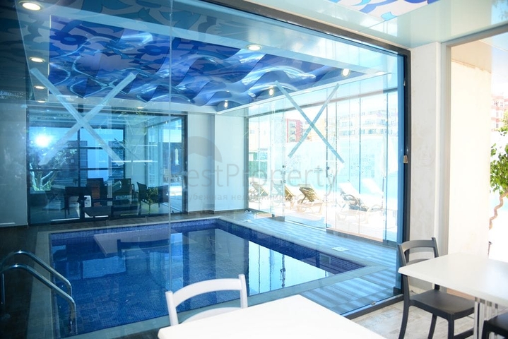 مجمع سكني حديث وقريب من البحر - شقة واسعة 1+1 - مفروشة - في مهموتلار / الانيا 