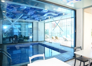 مجمع سكني حديث وقريب من البحر - شقة واسعة 1+1 - مفروشة - في مهموتلار / الانيا 