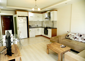 شقة بغرفة نوم واحدة مع أثاث في ليمان 800 م على البحر