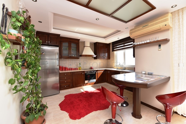 اطلالة بحر - شقة عائلية غرفتين وصالة - مهموتلار / الانيا 