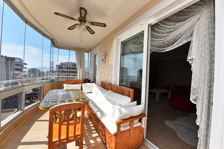 اطلالة بحر - شقة عائلية غرفتين وصالة - مهموتلار / الانيا 