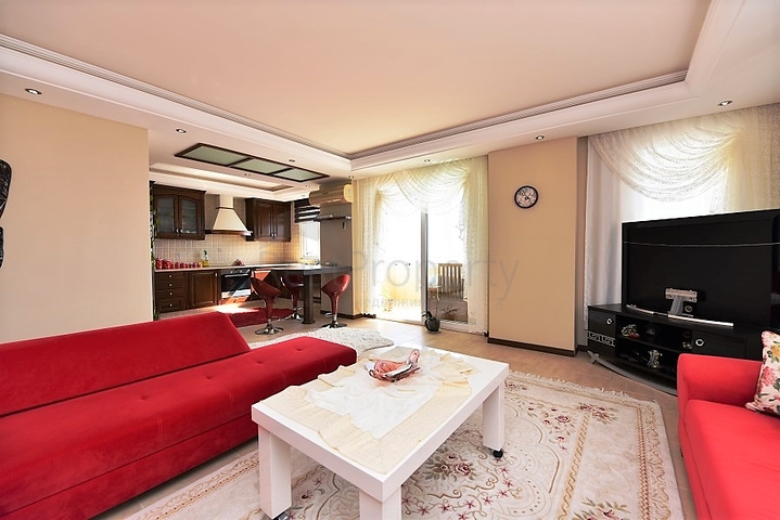 اطلالة بحر - شقة عائلية غرفتين وصالة - مهموتلار / الانيا 