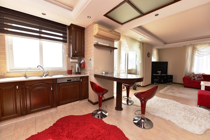 اطلالة بحر - شقة عائلية غرفتين وصالة - مهموتلار / الانيا 