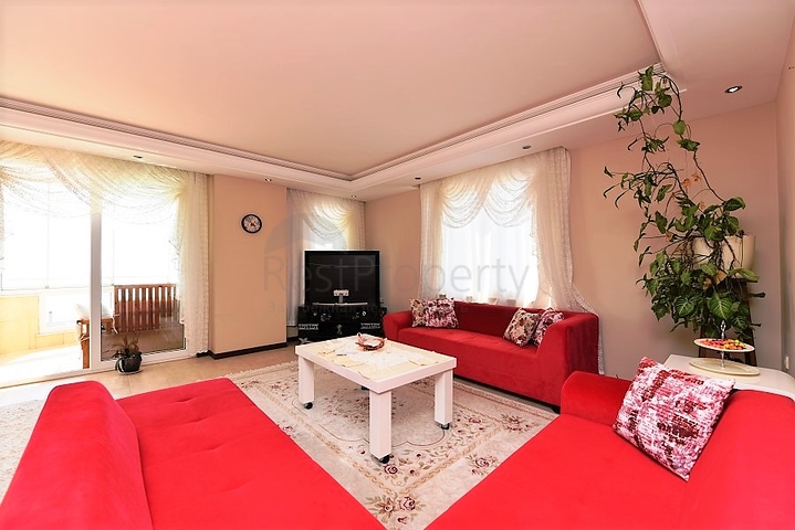 اطلالة بحر - شقة عائلية غرفتين وصالة - مهموتلار / الانيا 