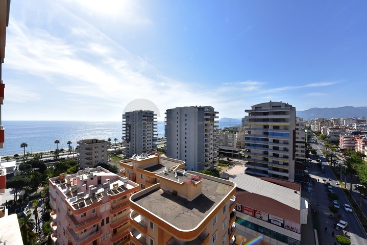 اطلالة بحر - شقة عائلية غرفتين وصالة - مهموتلار / الانيا 