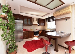 اطلالة بحر - شقة عائلية غرفتين وصالة - مهموتلار / الانيا 