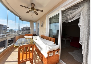 اطلالة بحر - شقة عائلية غرفتين وصالة - مهموتلار / الانيا 