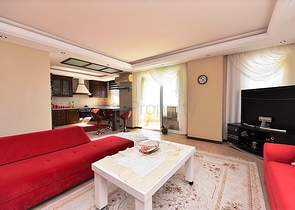 اطلالة بحر - شقة عائلية غرفتين وصالة - مهموتلار / الانيا 