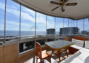 اطلالة بحر - شقة عائلية غرفتين وصالة - مهموتلار / الانيا 