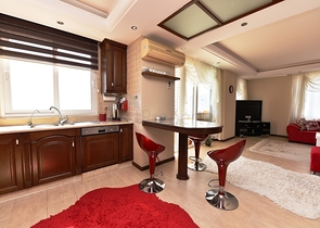 اطلالة بحر - شقة عائلية غرفتين وصالة - مهموتلار / الانيا 