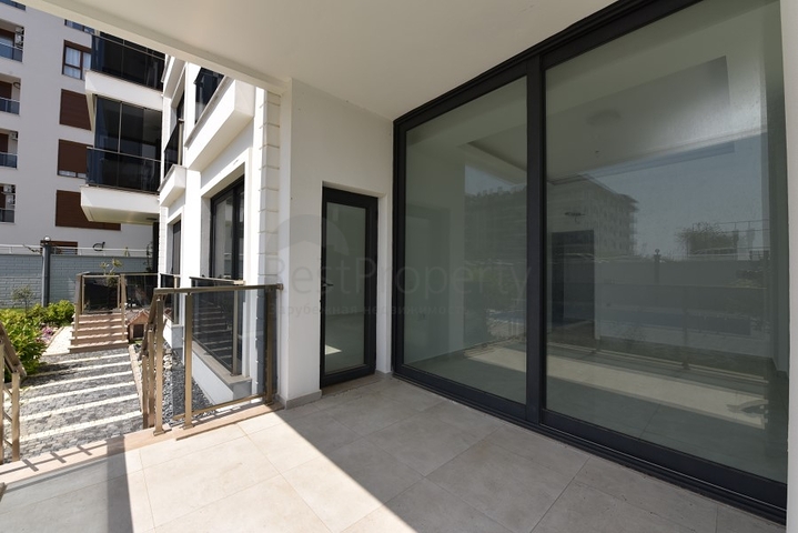 حديقة دوبلكس - غرفتين وصالة - مجمع حديث مع اطلالة بحر - كاستل / الانيا 