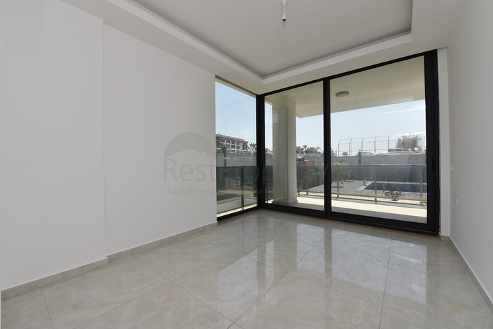 حديقة دوبلكس - غرفتين وصالة - مجمع حديث مع اطلالة بحر - كاستل / الانيا 