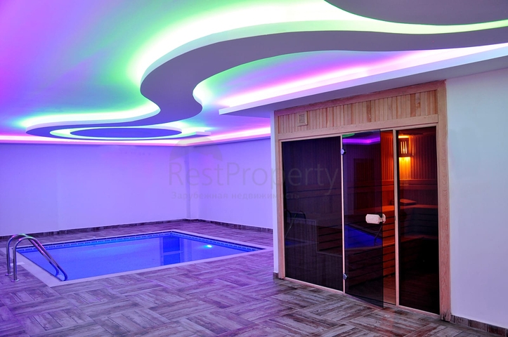 حديقة دوبلكس - غرفتين وصالة - مجمع حديث مع اطلالة بحر - كاستل / الانيا 