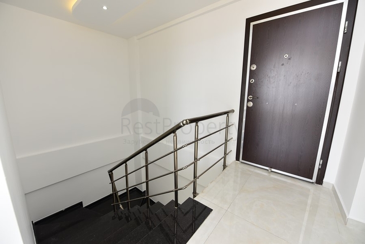 حديقة دوبلكس - غرفتين وصالة - مجمع حديث مع اطلالة بحر - كاستل / الانيا 