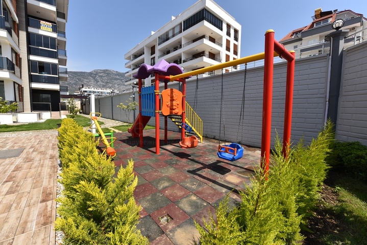 حديقة دوبلكس - غرفتين وصالة - مجمع حديث مع اطلالة بحر - كاستل / الانيا 