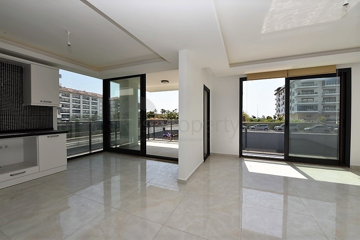 حديقة دوبلكس - غرفتين وصالة - مجمع حديث مع اطلالة بحر - كاستل / الانيا 