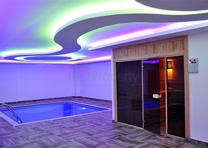 حديقة دوبلكس - غرفتين وصالة - مجمع حديث مع اطلالة بحر - كاستل / الانيا 