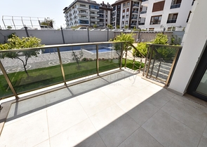 حديقة دوبلكس - غرفتين وصالة - مجمع حديث مع اطلالة بحر - كاستل / الانيا 