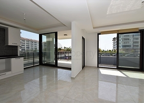 حديقة دوبلكس - غرفتين وصالة - مجمع حديث مع اطلالة بحر - كاستل / الانيا 