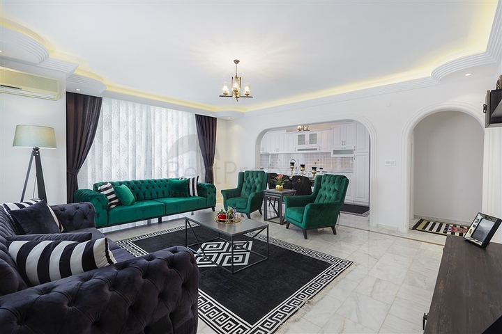 شقة واسعة - غرفتين وصالة مفروشة  مع مطبخ منفصل - مهموتلار / الانيا