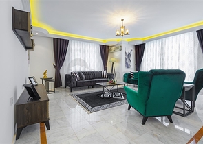 شقة واسعة - غرفتين وصالة مفروشة  مع مطبخ منفصل - مهموتلار / الانيا