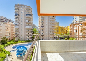 شقة واسعة - غرفتين وصالة مفروشة  مع مطبخ منفصل - مهموتلار / الانيا