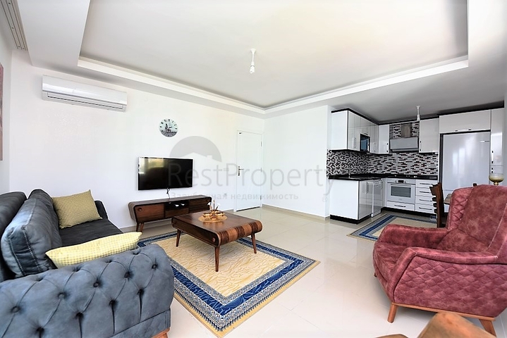 منزل احلامكم - اطلالة بحر - دوبلكس مفروشة 3 غرف وصالة - مجمع سكني حديث / مهموتلار / الانيا