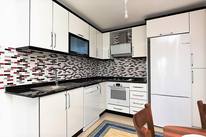 منزل احلامكم - اطلالة بحر - دوبلكس مفروشة 3 غرف وصالة - مجمع سكني حديث / مهموتلار / الانيا